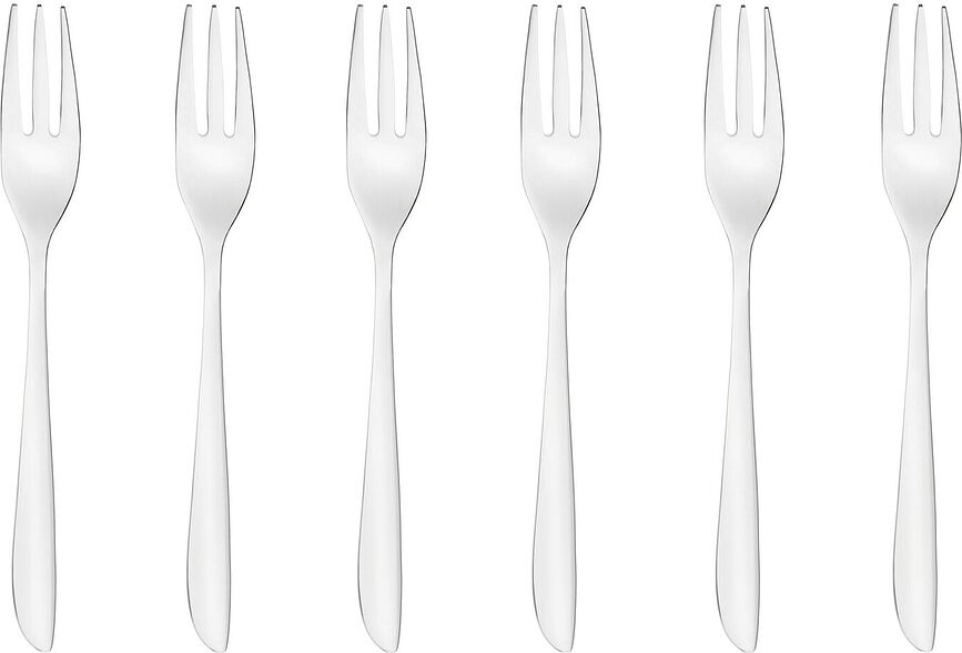 Leaf Fourchettes à gâteau, Lot de 6