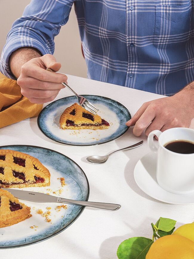 Leaf Fourchettes à gâteau, Lot de 6