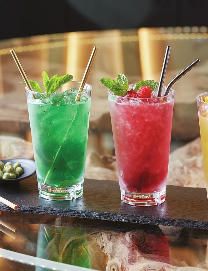 Mix & Play Slamice za pijačo s čistilno ščetko, 7 kosov