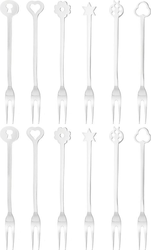 Tenedores para cóctel Party Portafortuna, 12 unidades