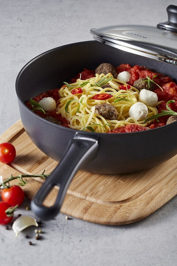 Classic Τηγάνι βαθύ, με καπάκι, 28 εκ.