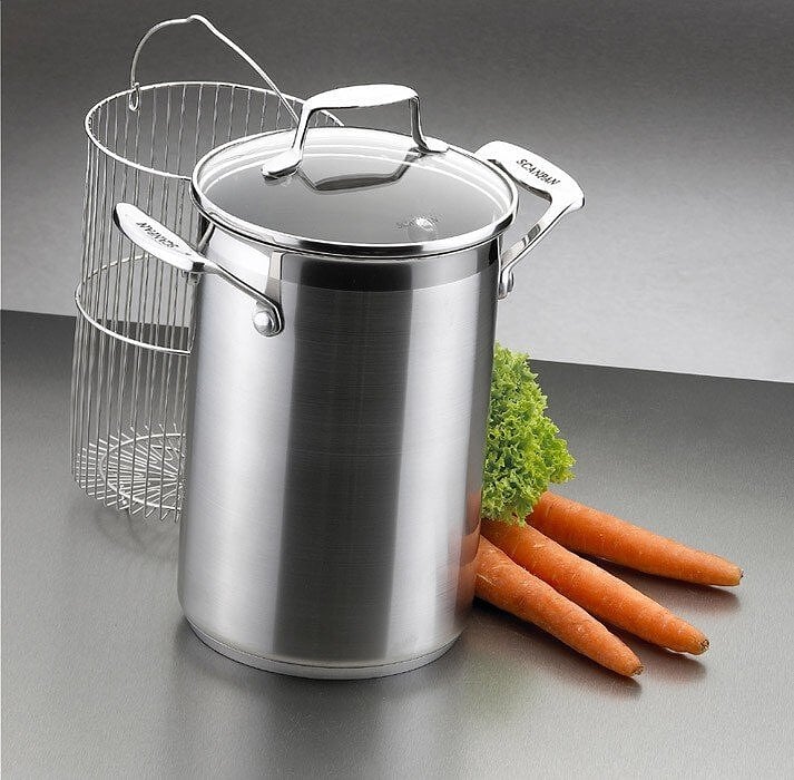 Olla para Espárragos Scanpan Impact, con cesta interior