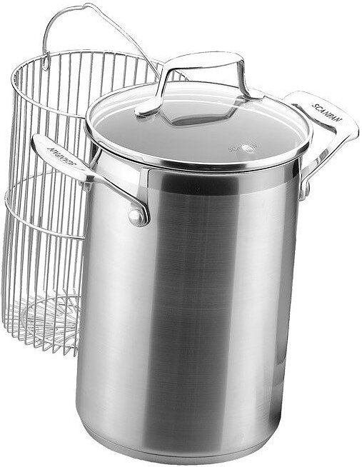 Olla para Espárragos Scanpan Impact, con cesta interior