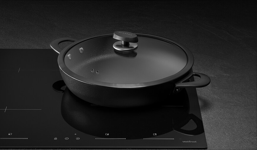 Sartén de chef Scanpan Pro SB+ con revestimiento Stratanium Plus, 32 cm