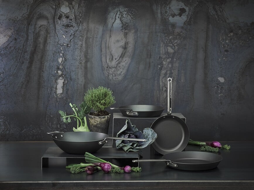 Sartén de hierro negro Scanpan Black Iron, 26 cm