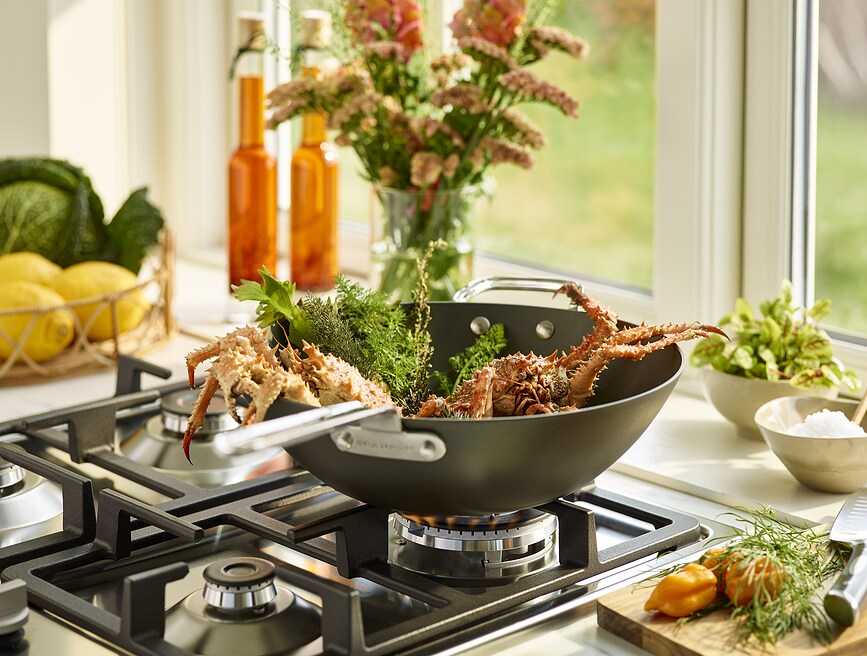 Wok de hierro negro Scanpan, 30 cm