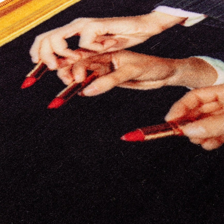 Alfombra de Baño Toiletpaper Milky Boots, rectangular, 60 x 90 cm