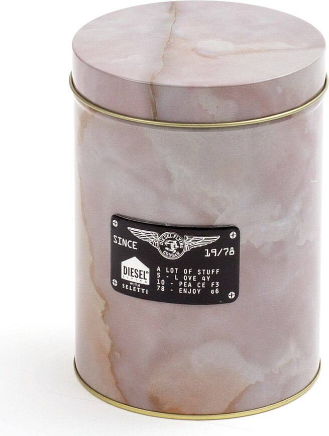 Alumarble Δοχείο, στρογγυλό, μεταλλικό