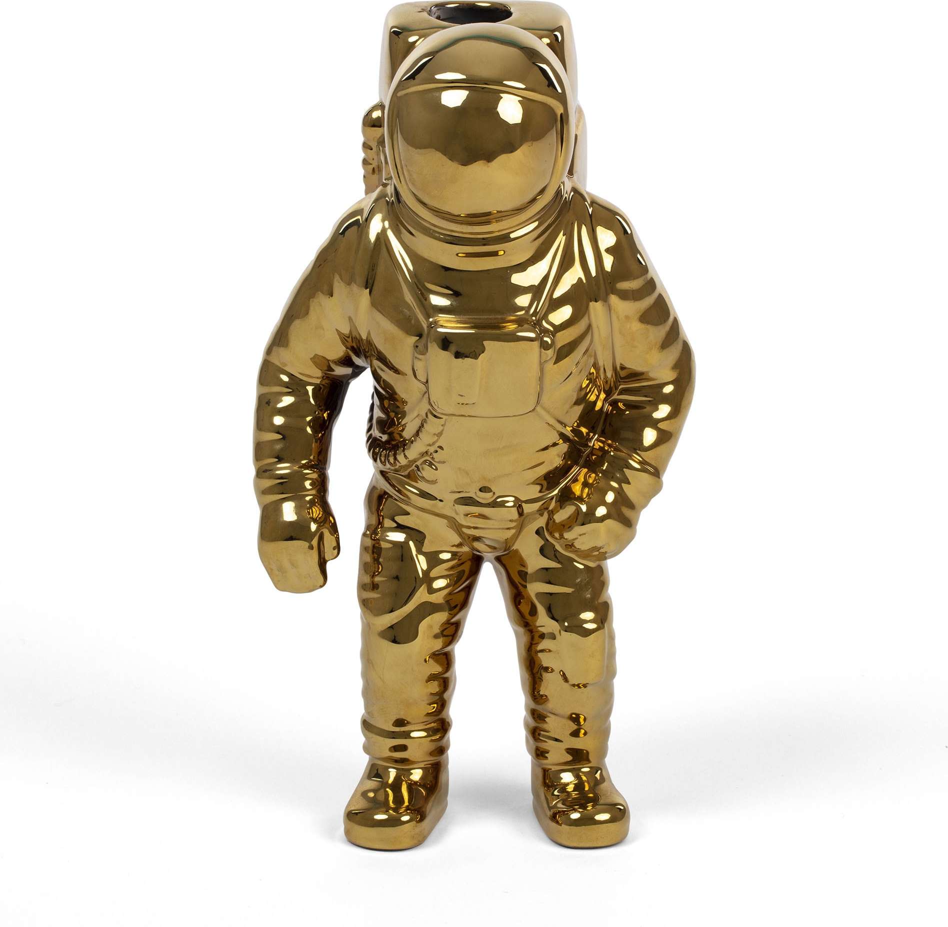 Astronauta Seletti Vase goldfarben