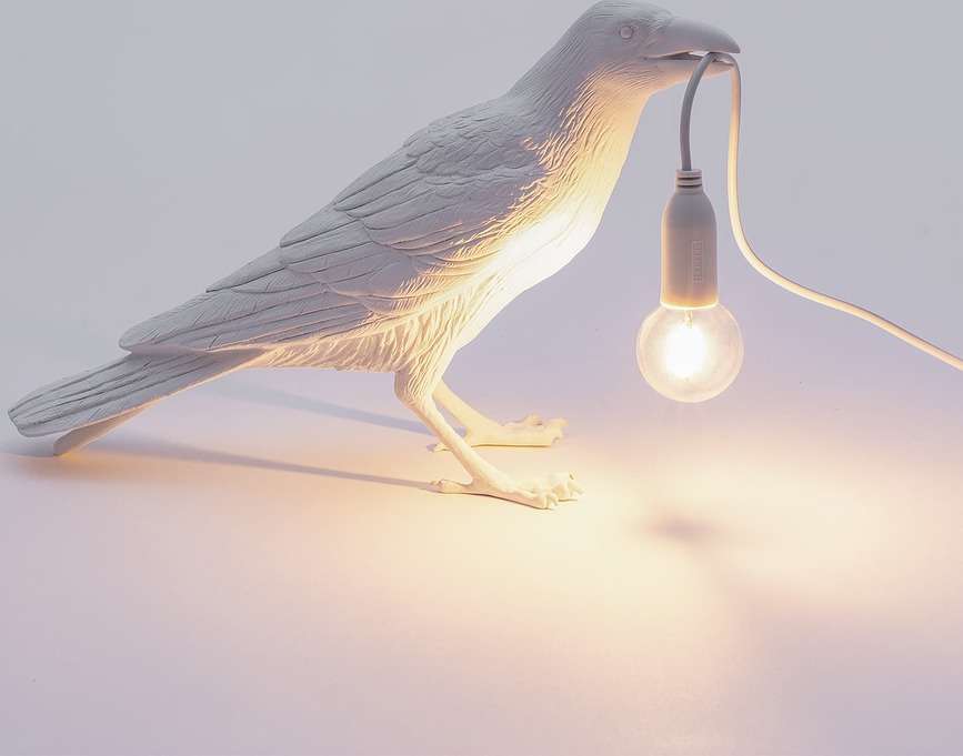 Bird Lampa okrenuta lijevo bijela