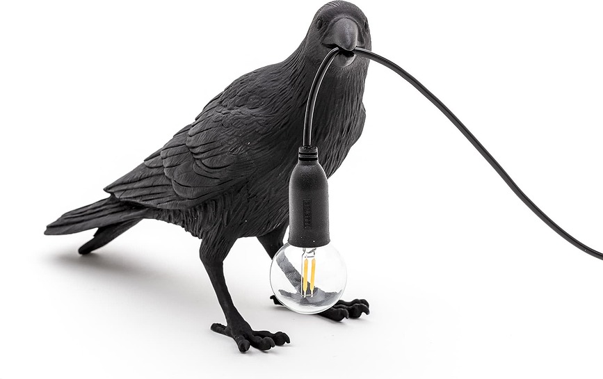 Bird Lampe, noire
