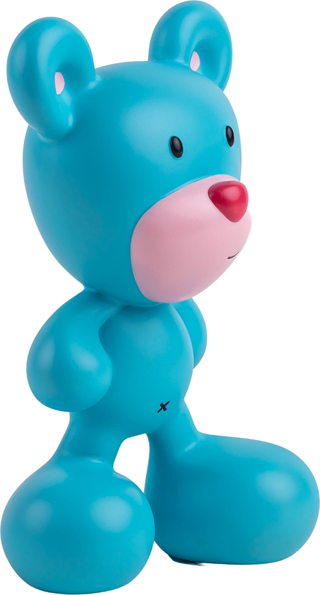 Blue Bear Figurine