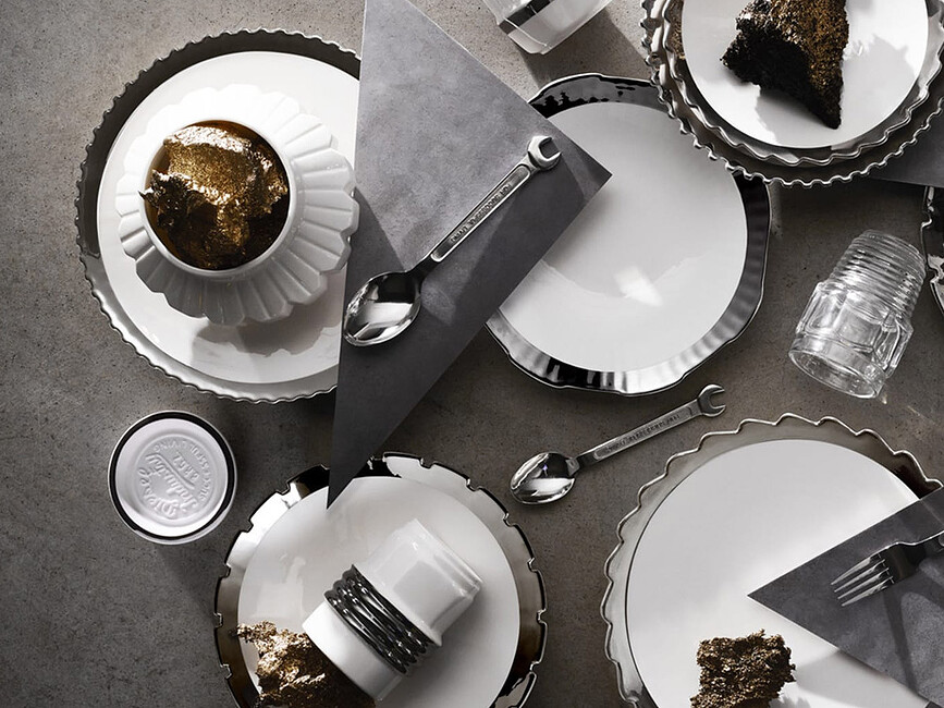 Bote Machine Silver, 13,5 cm