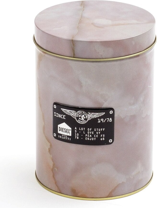 Bote metálico Alumarble, redondo