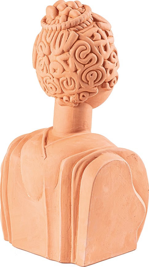 Busto de terracota Magna Graecia Poppea, 45 cm