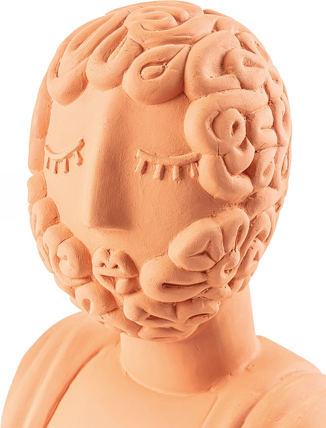 Busto de terracota Magna Graecia Poppea, 45 cm