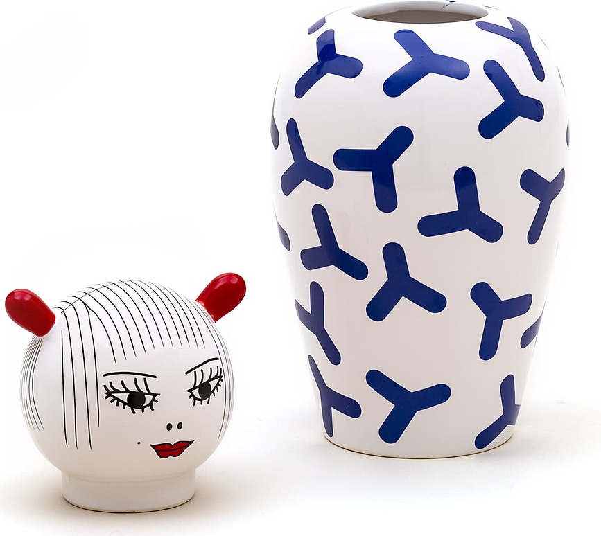 Canopie Lula Vase avec couvercle