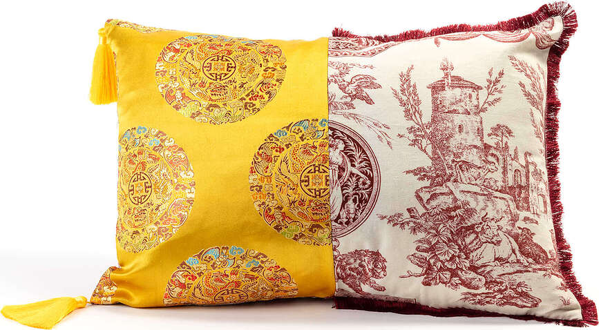 Cuscino Hybrid Ottavia 35 x 50 cm con imbottitura con piume
