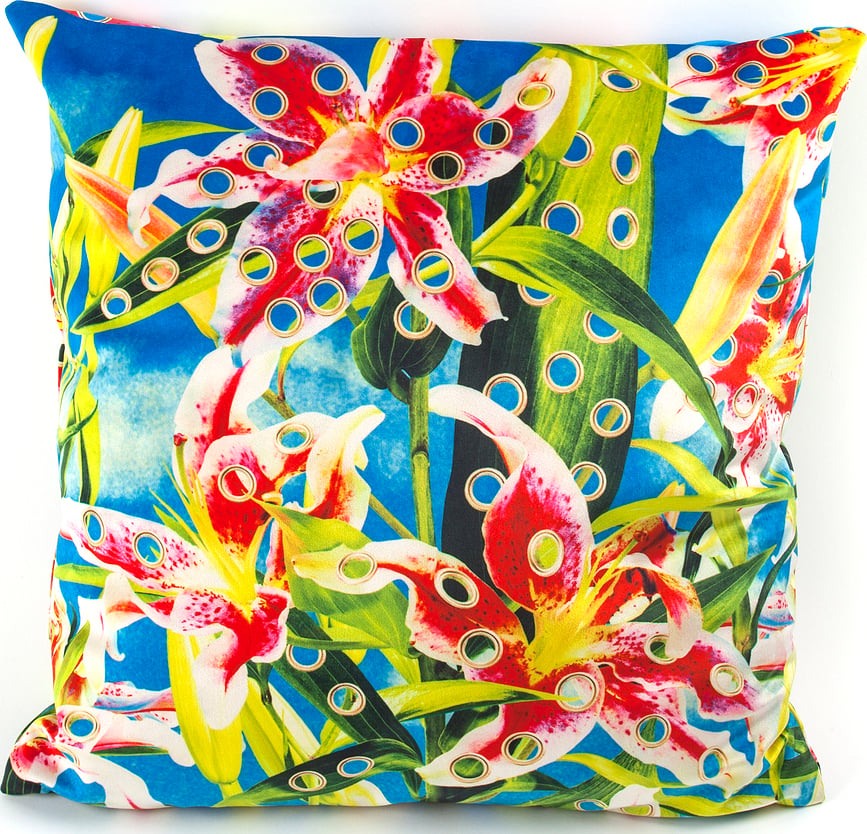 Cuscino Seletti Wears Toiletpaper PE Flowers with Holes