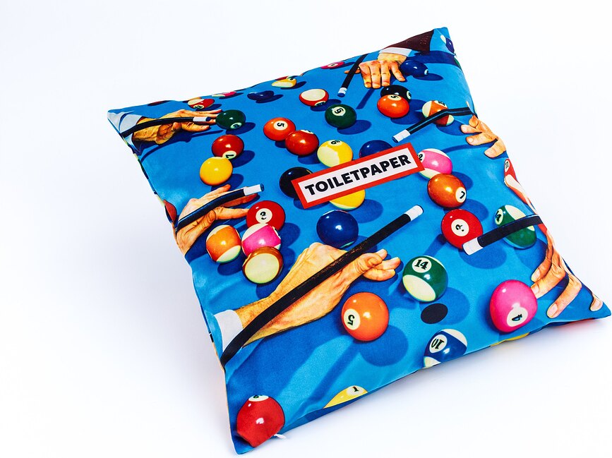 Cuscino Seletti Wears Toiletpaper Snooker