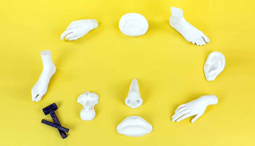 Figura Memorabilia Mvsevm, diseño de boca