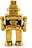 Decorazione Memorabilia my robot di colore oro edizione limitata
