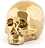 Decorazione Memorabilia my skull di colore oro edizione limitata