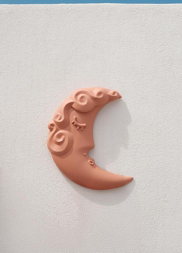 Dekoracja ścienna Magna Graecia 2.0 Luna z terakoty