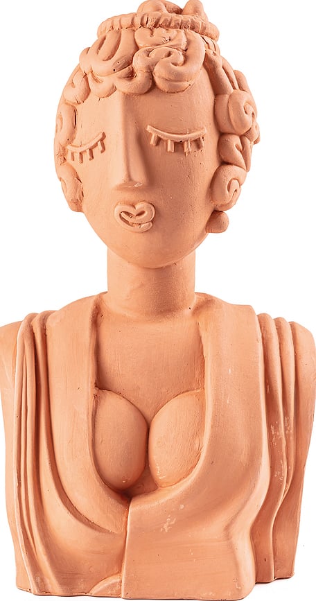 Dekoratīva figūriņa Magna Graecia Bust no terakotas 45 cm