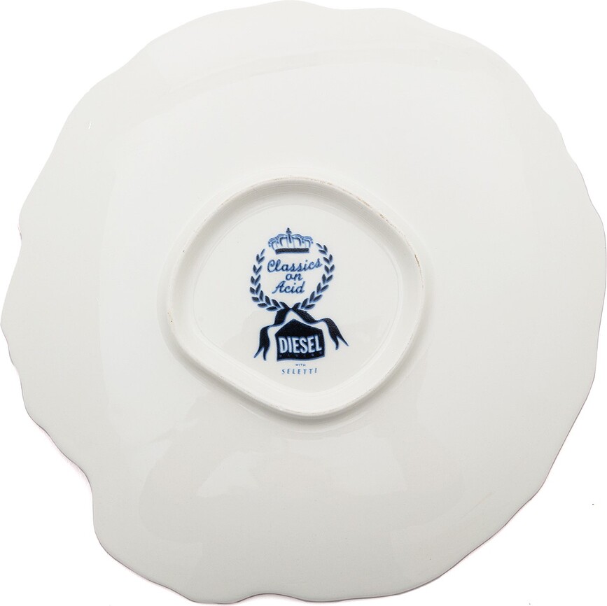 Diesel Classics on Acid Glitchy Willow Assiette à Dessert, 21 cm