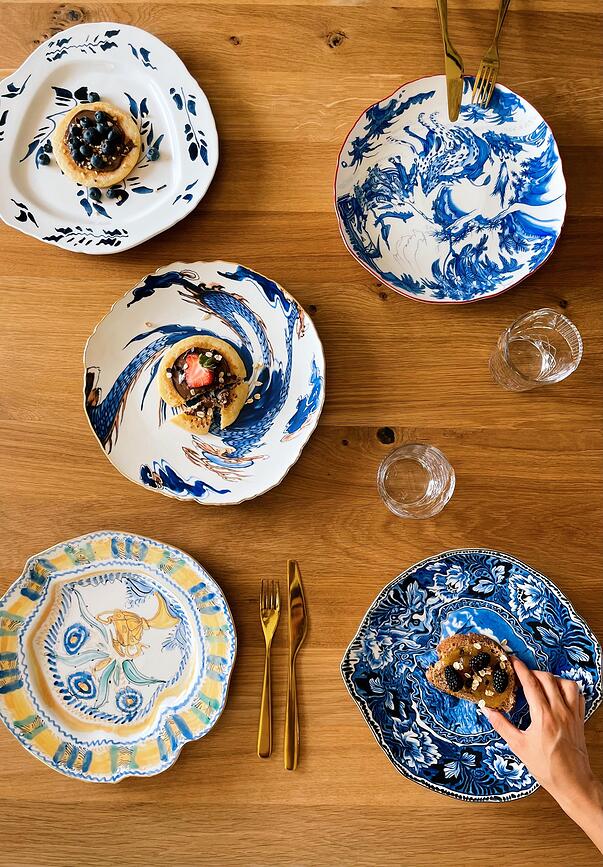 Diesel Classics on Acid Imari Dragon Assiette Plate 28 cm