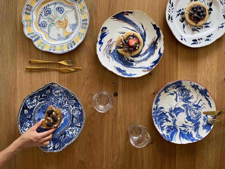 Diesel Classics on Acid Imari Dragon Assiette Plate 28 cm