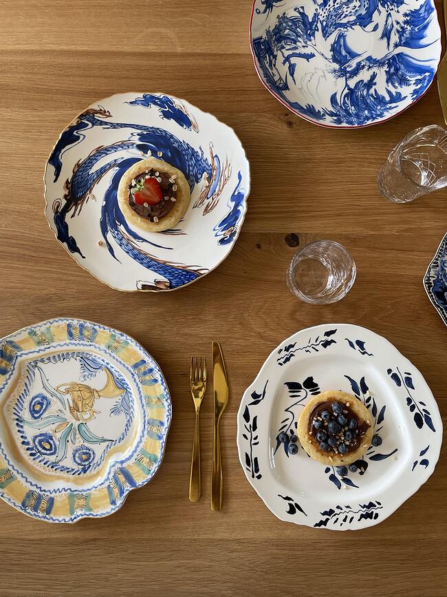 Diesel Classics on Acid Imari Dragon Assiette Plate 28 cm