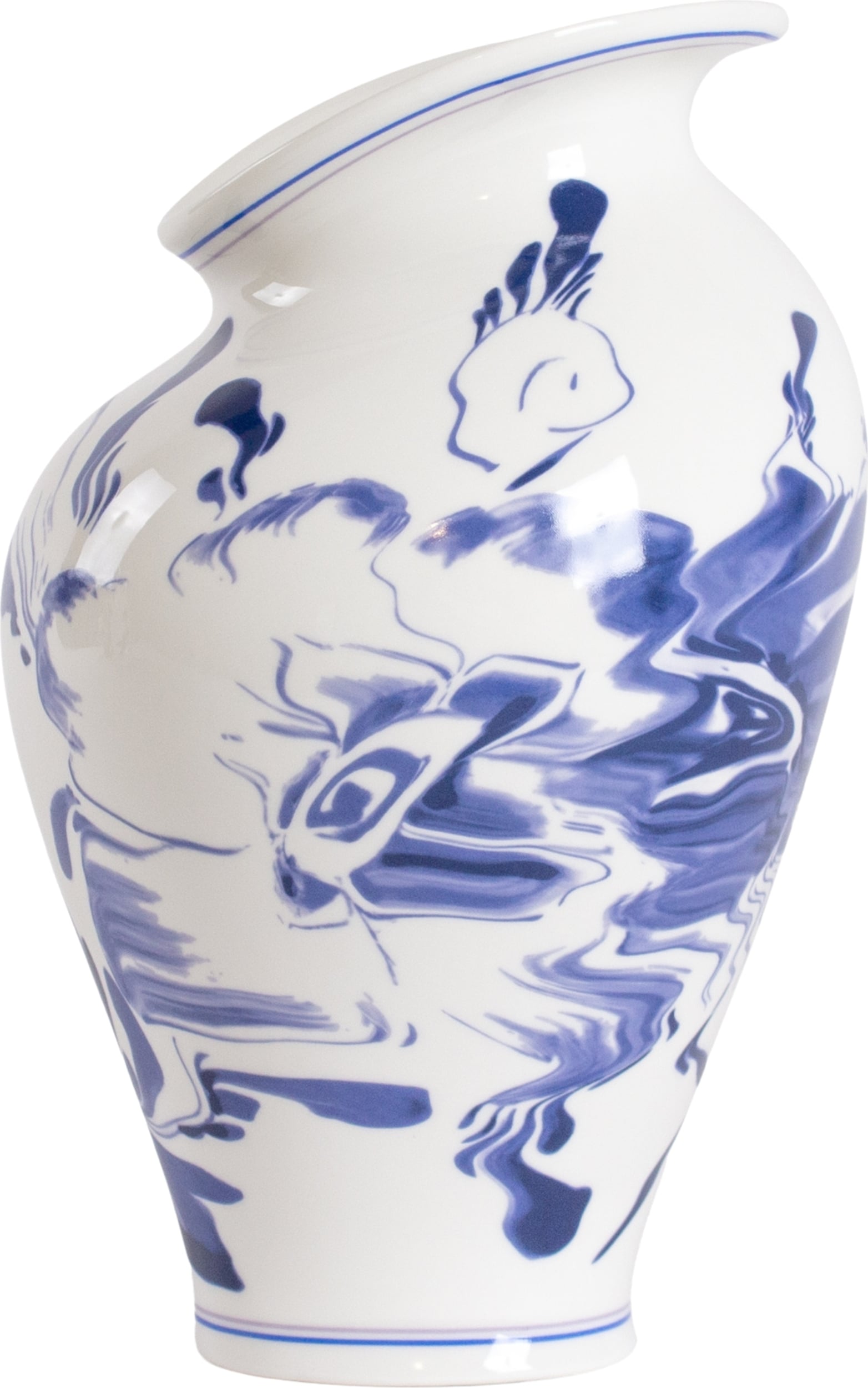 Diesel Classics on Acid Floral Delft Vase 30 cm