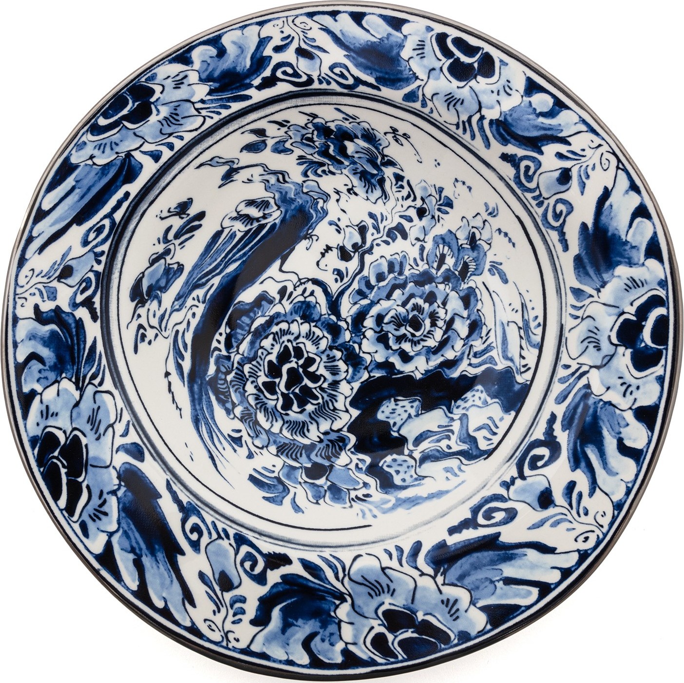 Diesel Classics on Acid Flower Bird Tiefer Teller 25 cm
