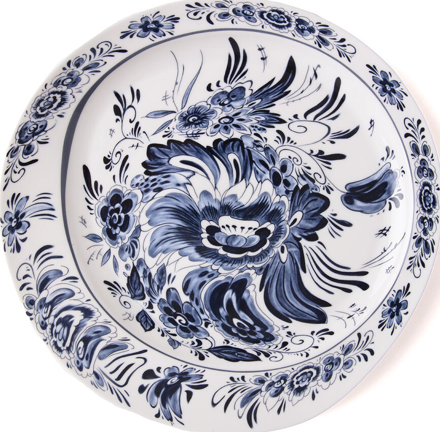 Diesel Classics on Acid Hollandia Flowers Jedilni Krožnik, 28 cm