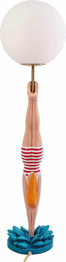 Diver Lampe de Table, rouge