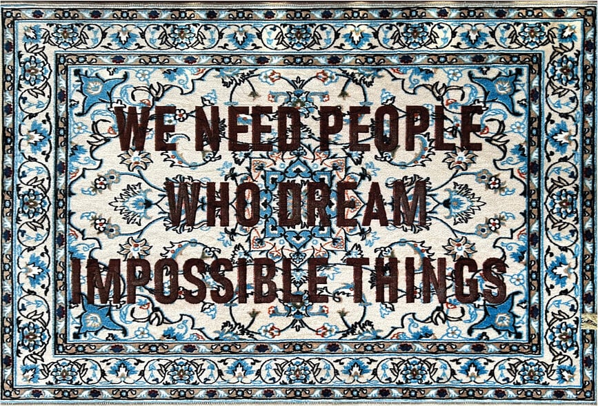 Dywan Burnt We Need People 120 x 180 cm