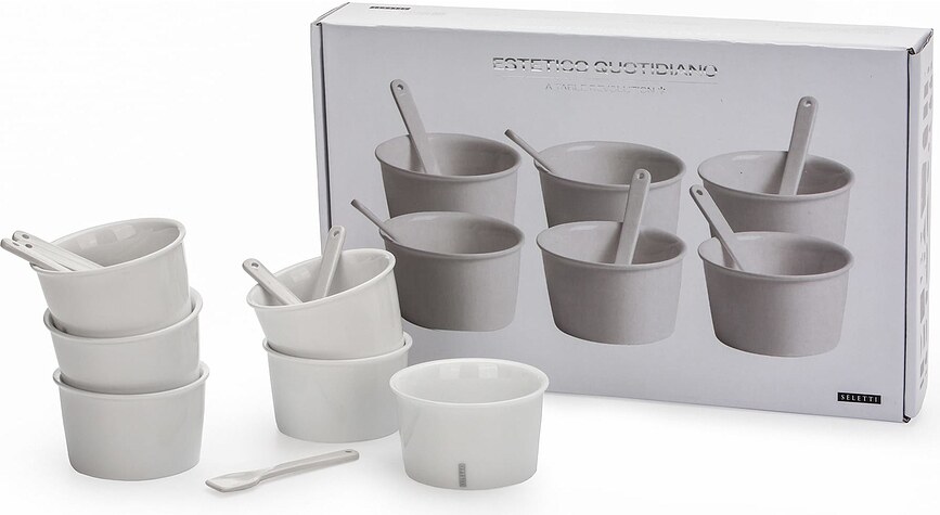 Estetico Quotidiano Coupes à glace, Lot de 6