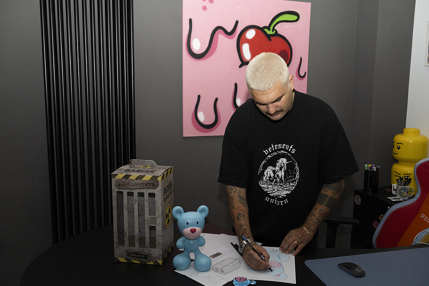 Figura Decorativa Blue Bear