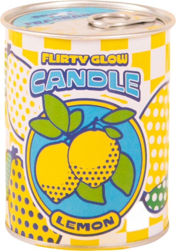Flirty Glow Bougie Parfumée, parfum citron