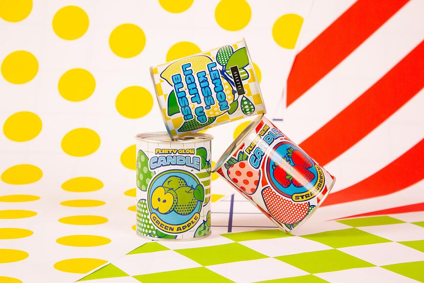 Flirty Glow Bougie parfumée, fraise