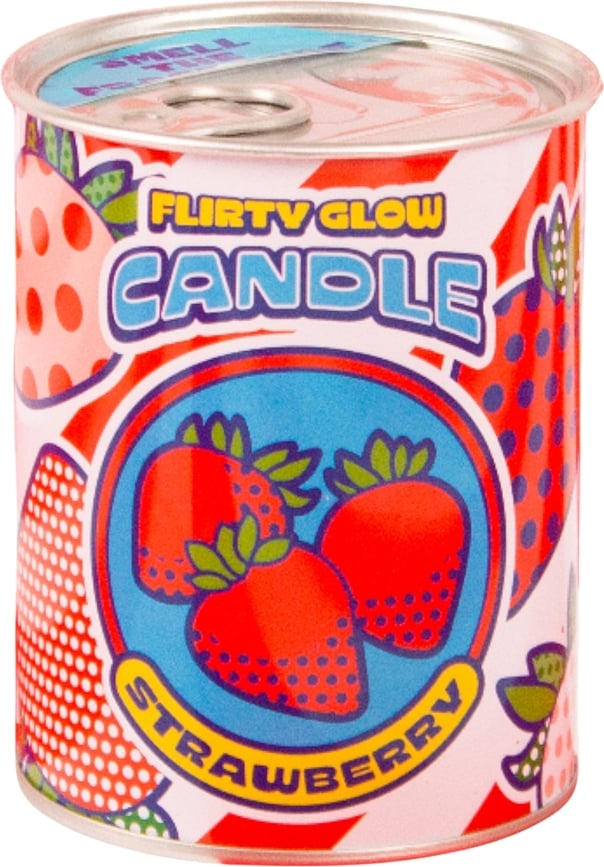 Flirty Glow Dišeča sveča, vonj jagoda