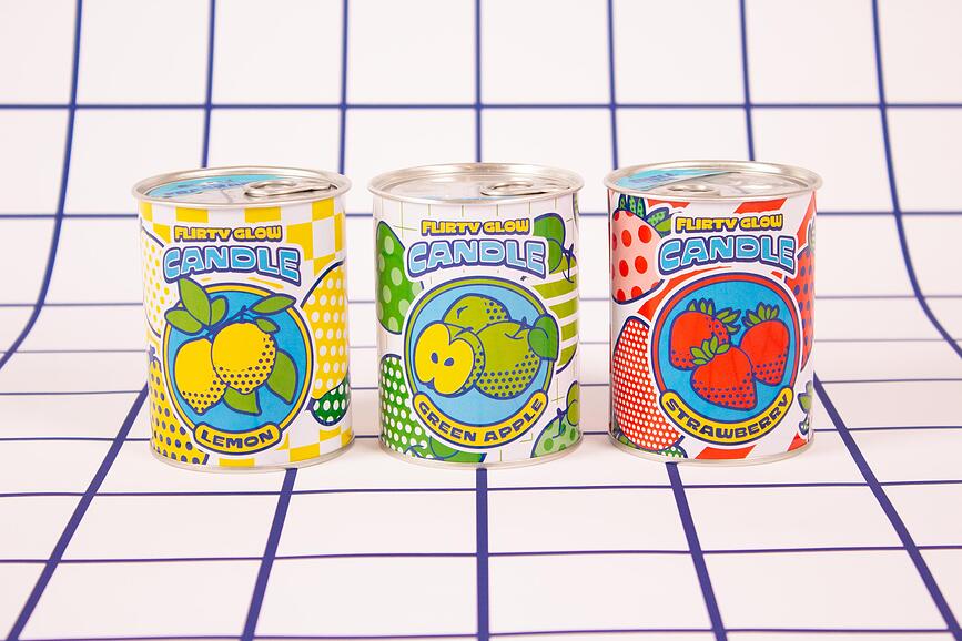 Flirty Glow Dišeča sveča, zeleno jabolko