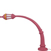 Grindų šviestuvas Street Lamp rožinės spalvos