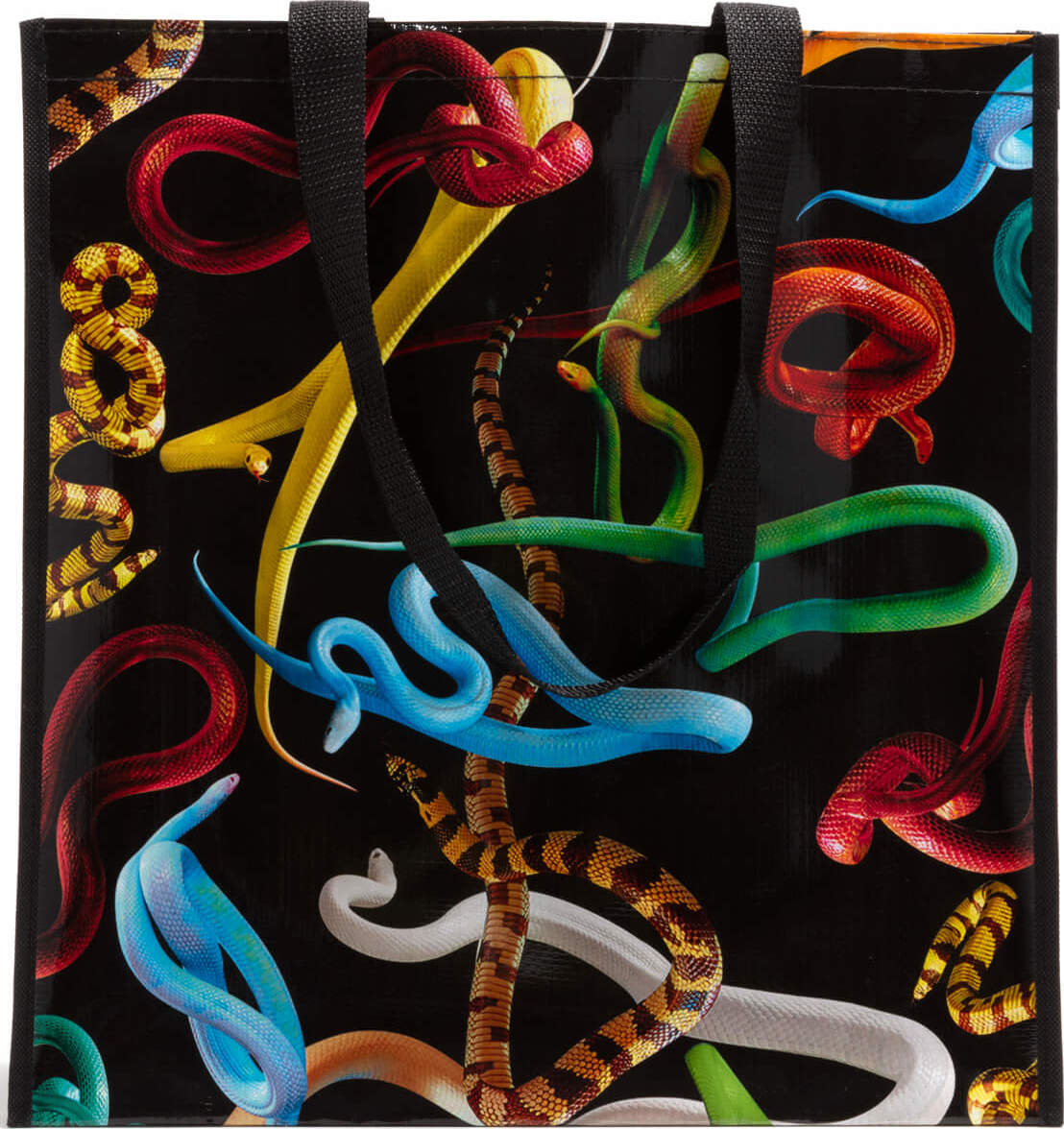 Grocery Bag Toiletpaper Snakes Tasche
