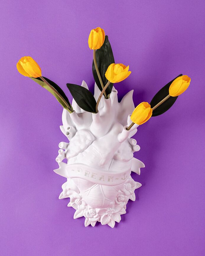 Holy Love In Bloom Vaza stenska, 33,9 cm