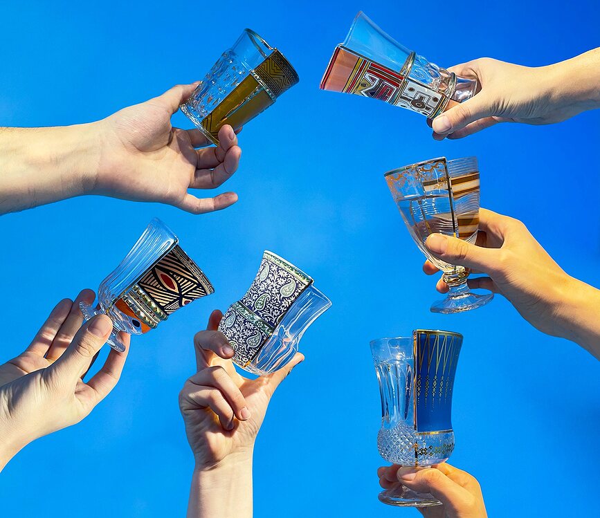 Hybrid Pannotia Verres 330 ml, Lot de 3