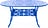 Industry Gartentisch oval blau