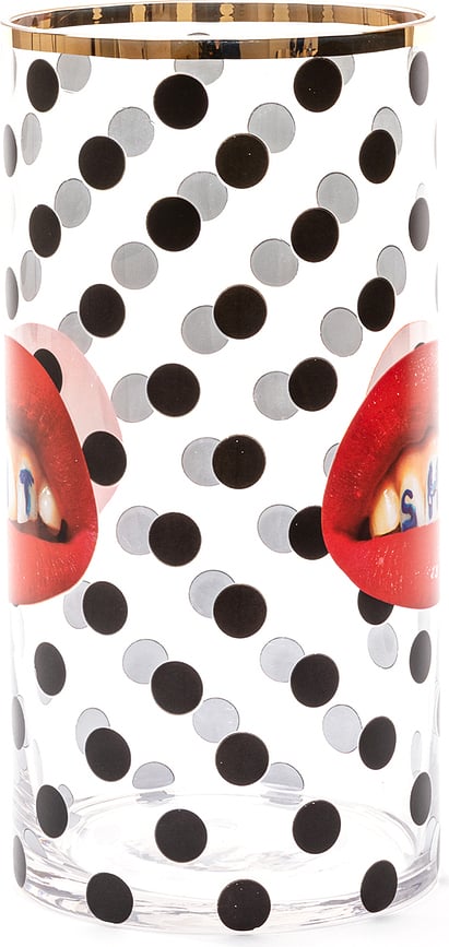 Jarrón cilíndrico Toiletpaper Shit Pois, 30 cm